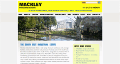 Desktop Screenshot of mackleyindustrialestate.co.uk